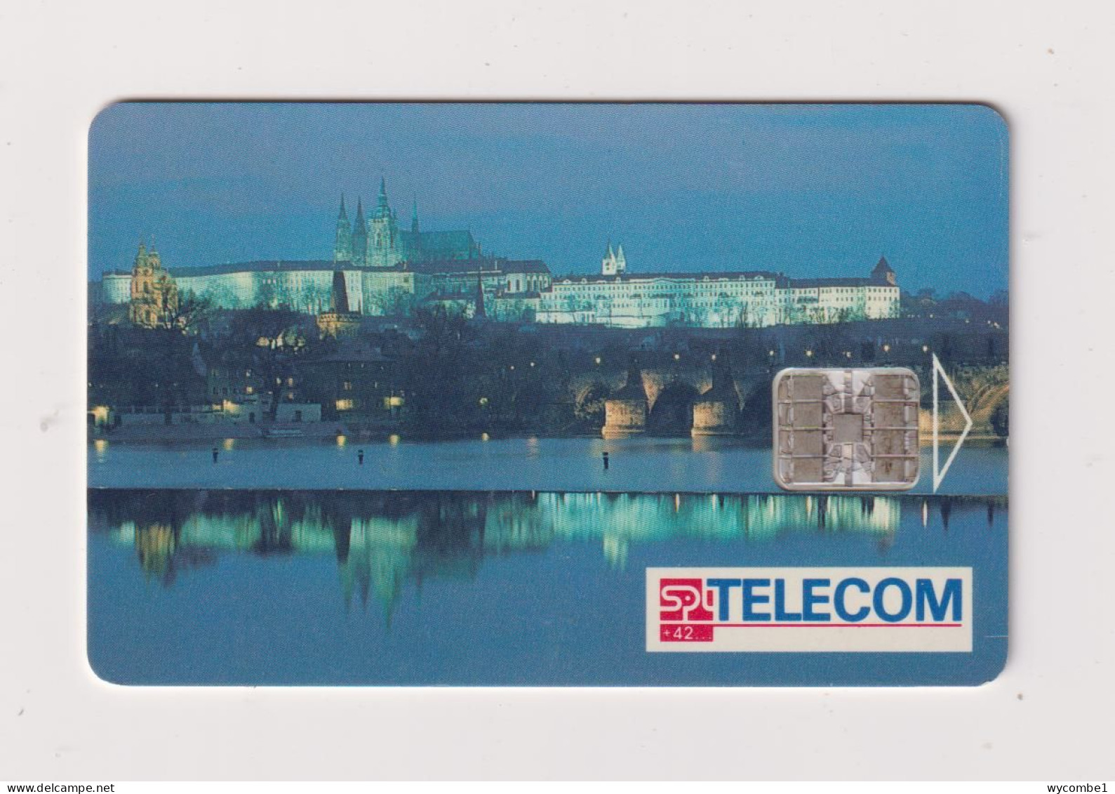 CZECH REPUBLIC - Prague At Night Chip Phonecard - República Checa