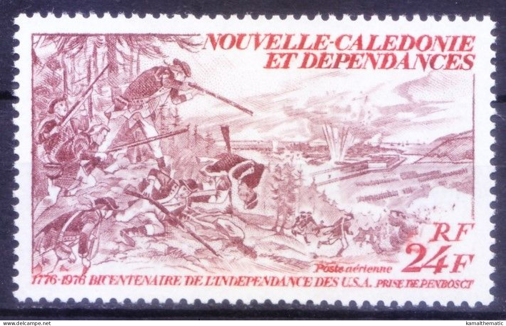 New Caledonia 1976 MNH, Bicentenary Of Independence Of United States - Onafhankelijkheid USA