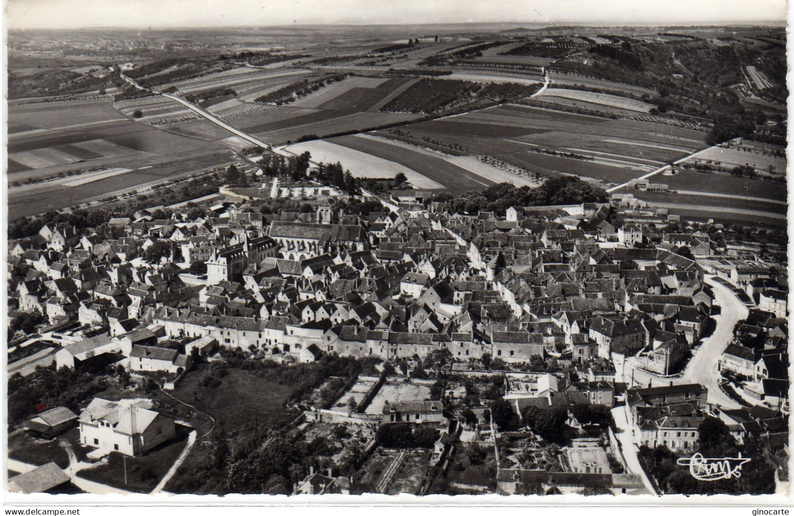 St Saint Bris Le Vineux Vue Generale Aerienne - Saint Bris Le Vineux