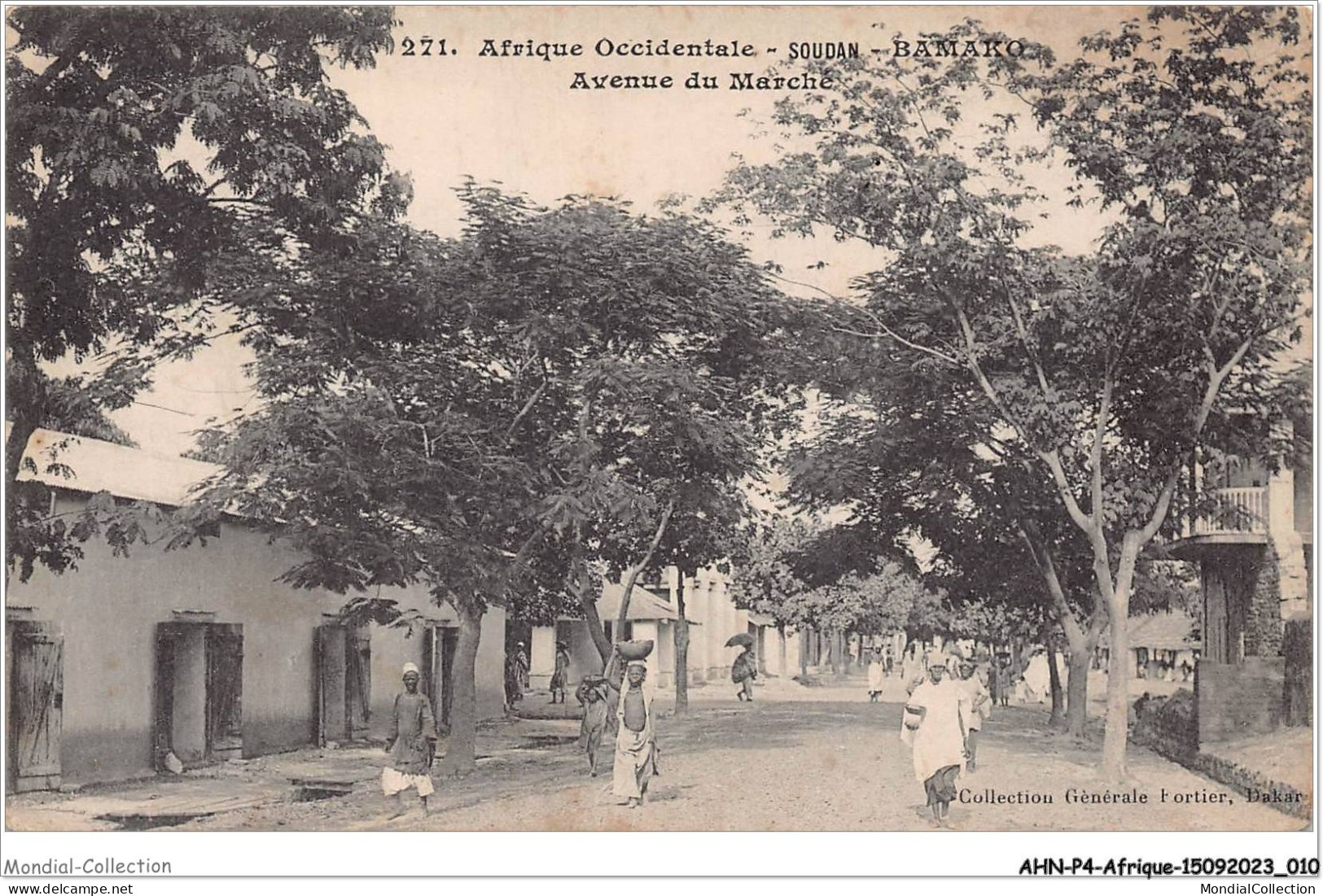 AHNP4-0396 - AFRIQUE - AFRIQUE OCCIDENDALE - SOUDAN - BAMAKO - Avenue Du Marché - Mali