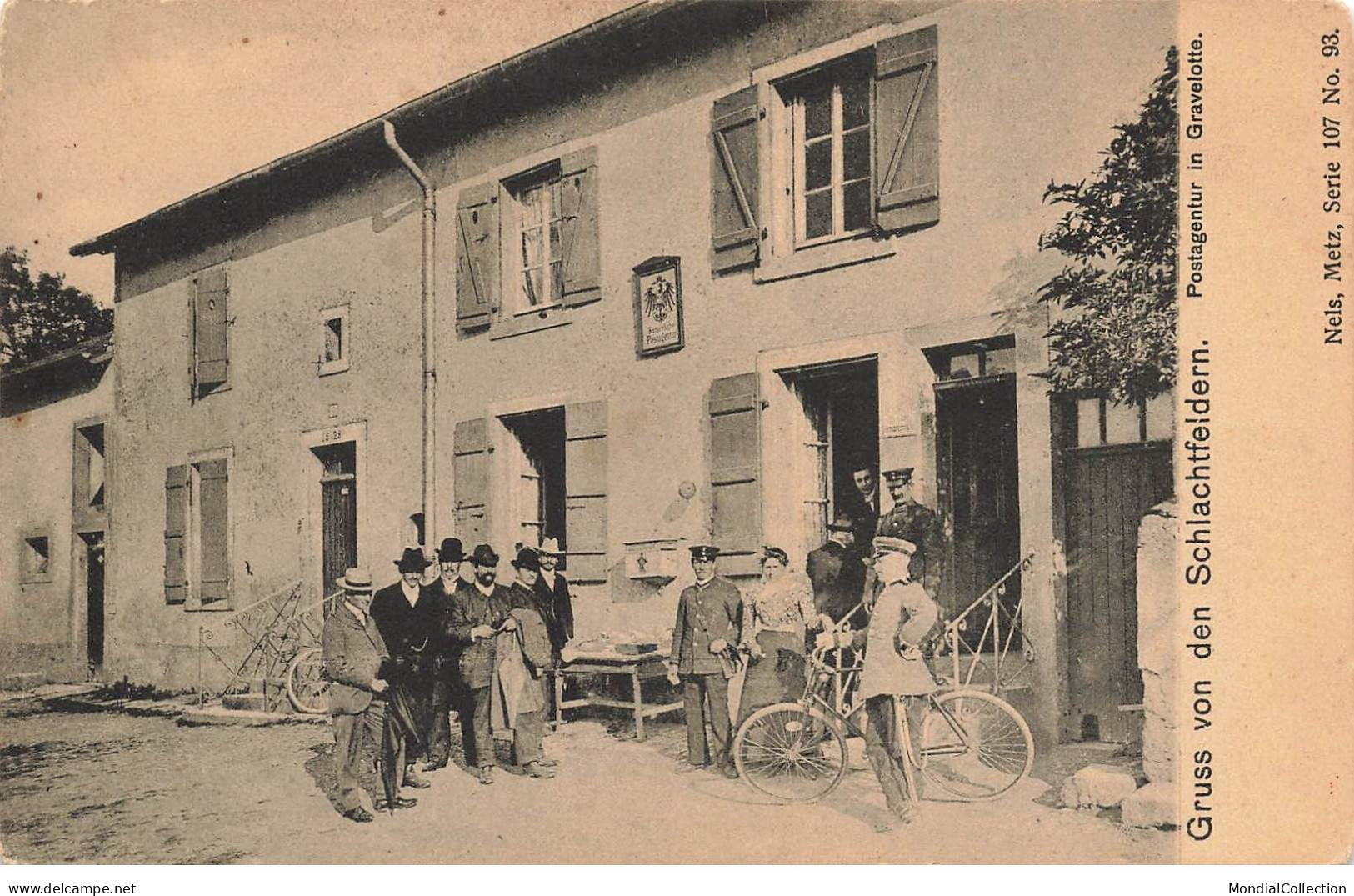 AHGP12-0065- 57 GRUSS VON DEN SCHLACHTFELDERN POSTAGENTUR GRAVELOTTE BUREAU DE POSTE NELS - Ars Sur Moselle