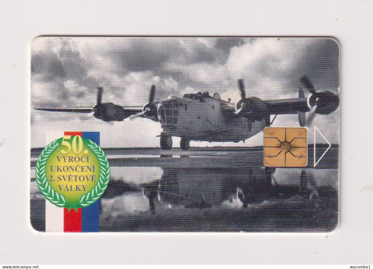 CZECH REPUBLIC - WWII Bomber Chip Phonecard - Repubblica Ceca