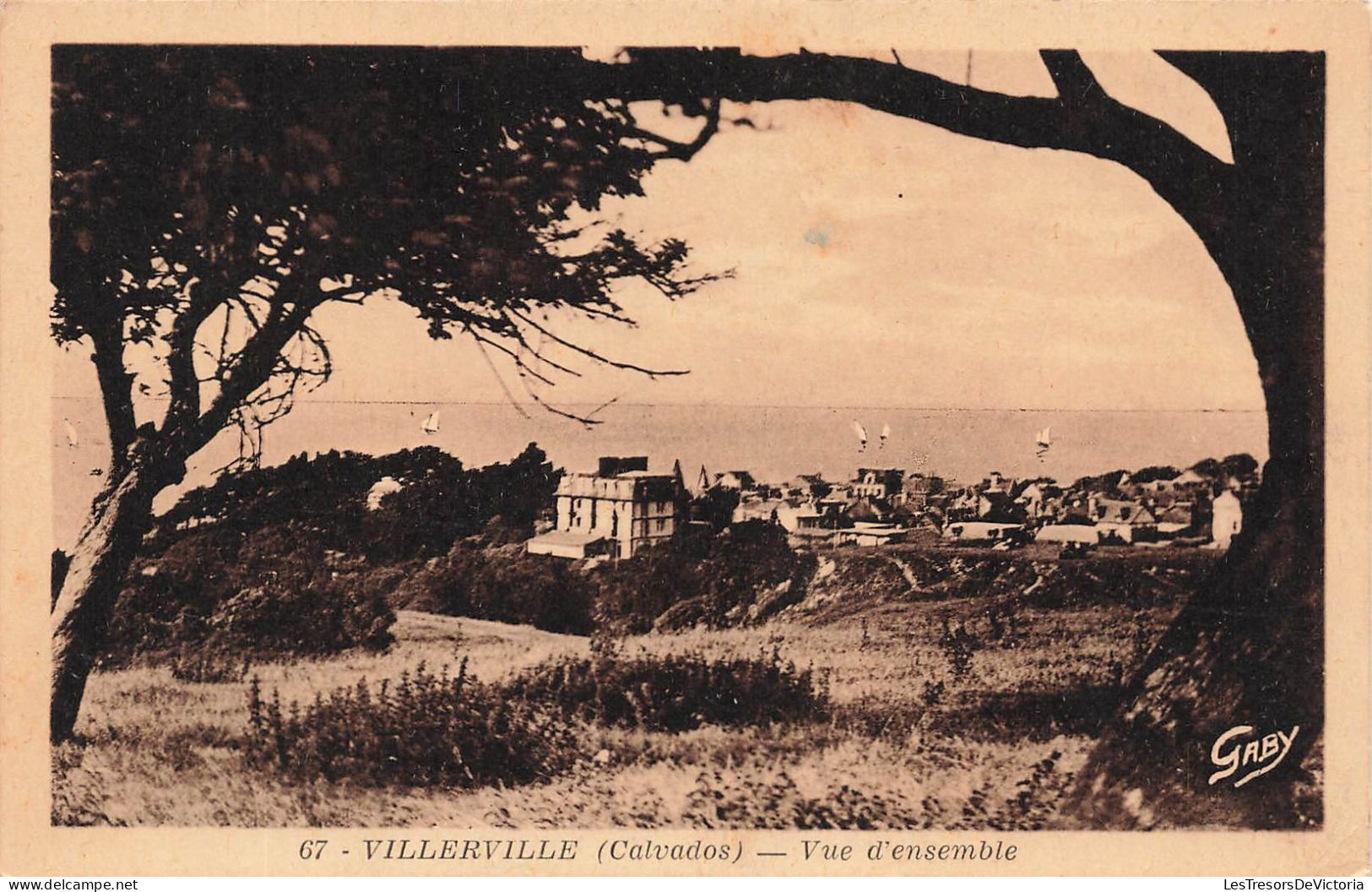 FRANCE - Villerville - Vue D'ensemble De La Ville - Carte Postale Ancienne - Villerville