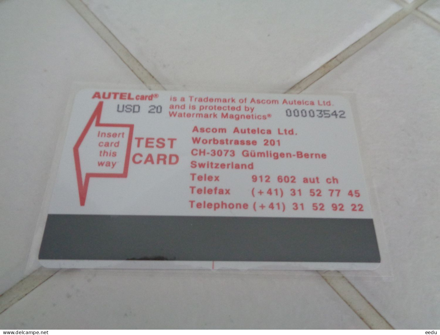 Switzerland Phonecard - Suiza