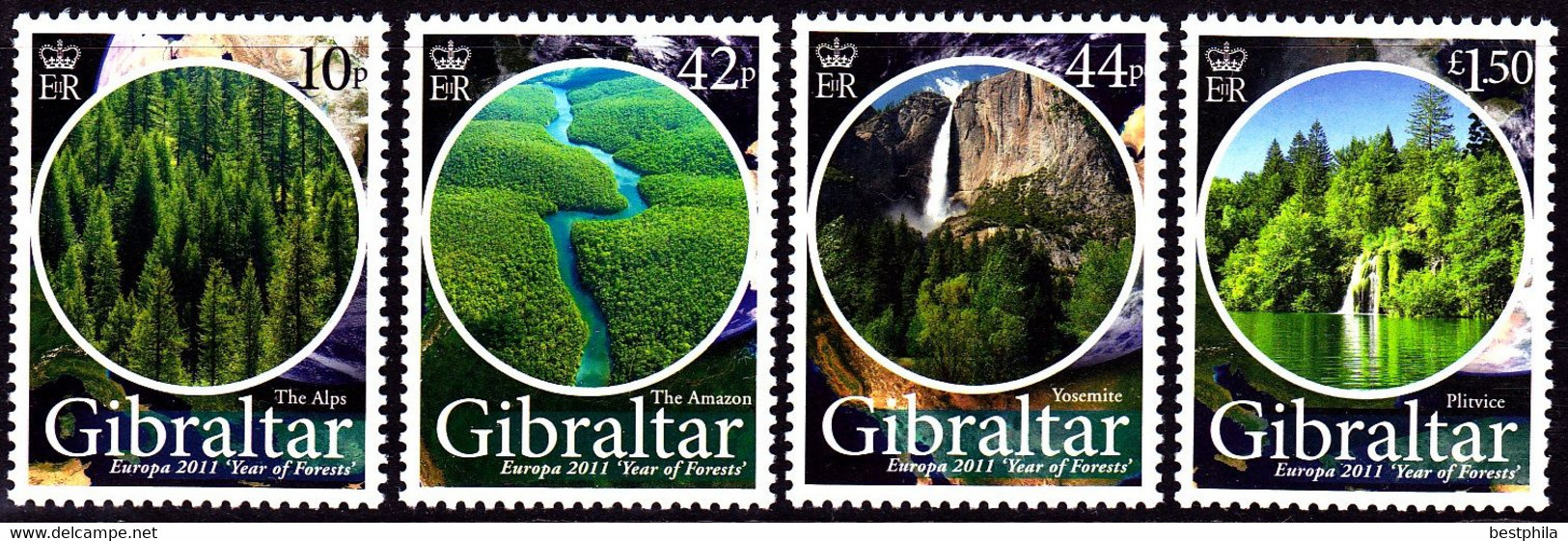 Europa Cept - 2011 - Gibraltar - (Forests) ** MNH - 2011