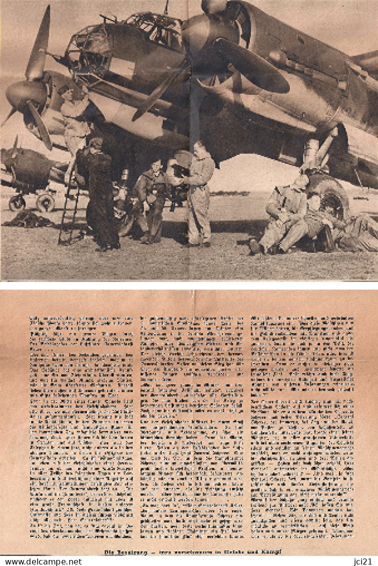 Coupure De Presse Allemande - Bimoteur Et équipage_m56 - Aviation