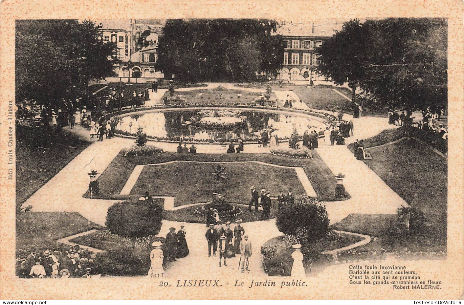 FRANCE - Cabourg - Vue Générale Du Jardin Public - Animé - Carte Postale Ancienne - Cabourg