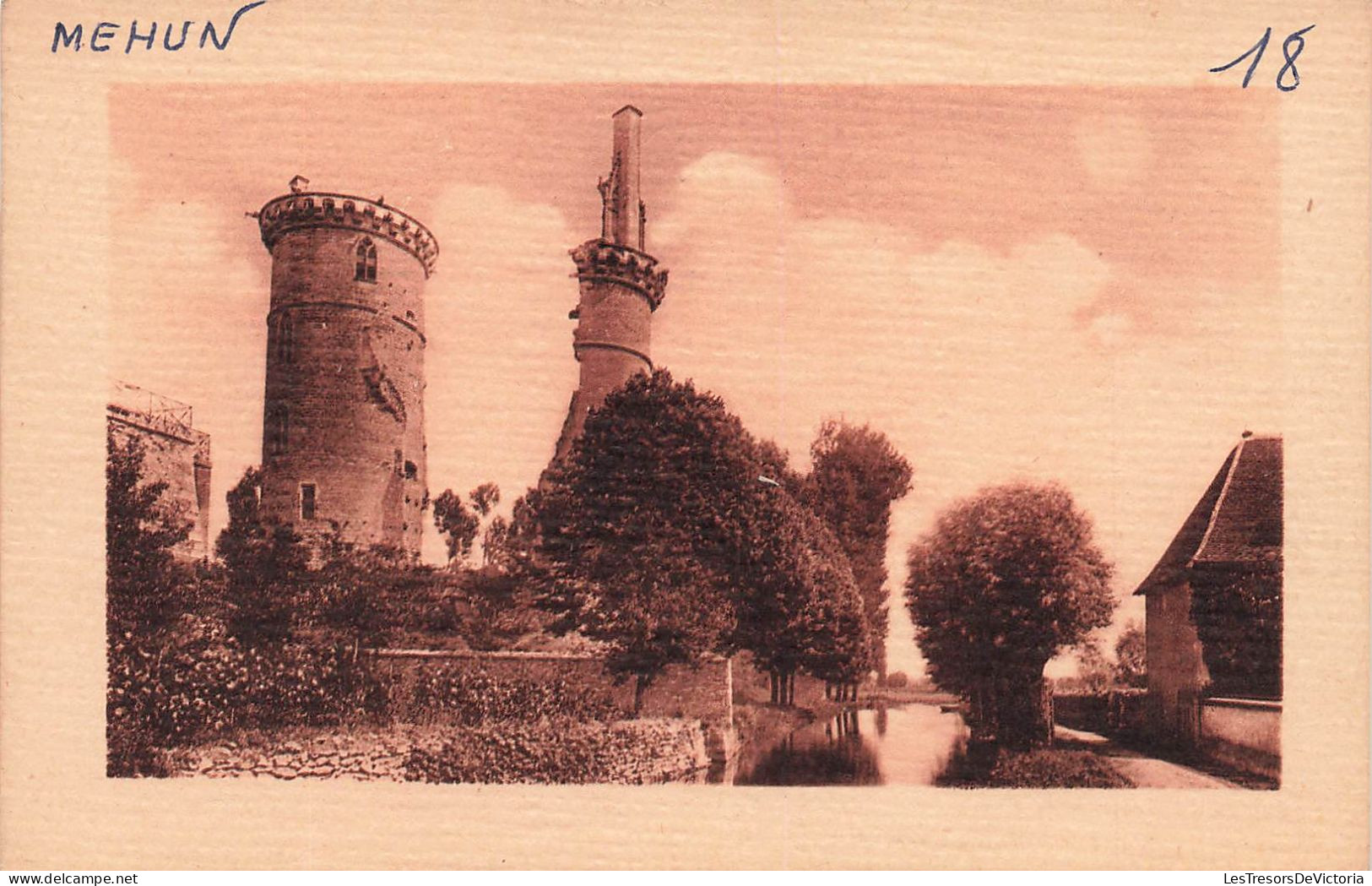 FRANCE - Mehun Sur Yèvre (Cher) - Vue Générale Des Ruines Du Château De Charles VII - N D - Carte Postale Ancienne - Mehun-sur-Yèvre