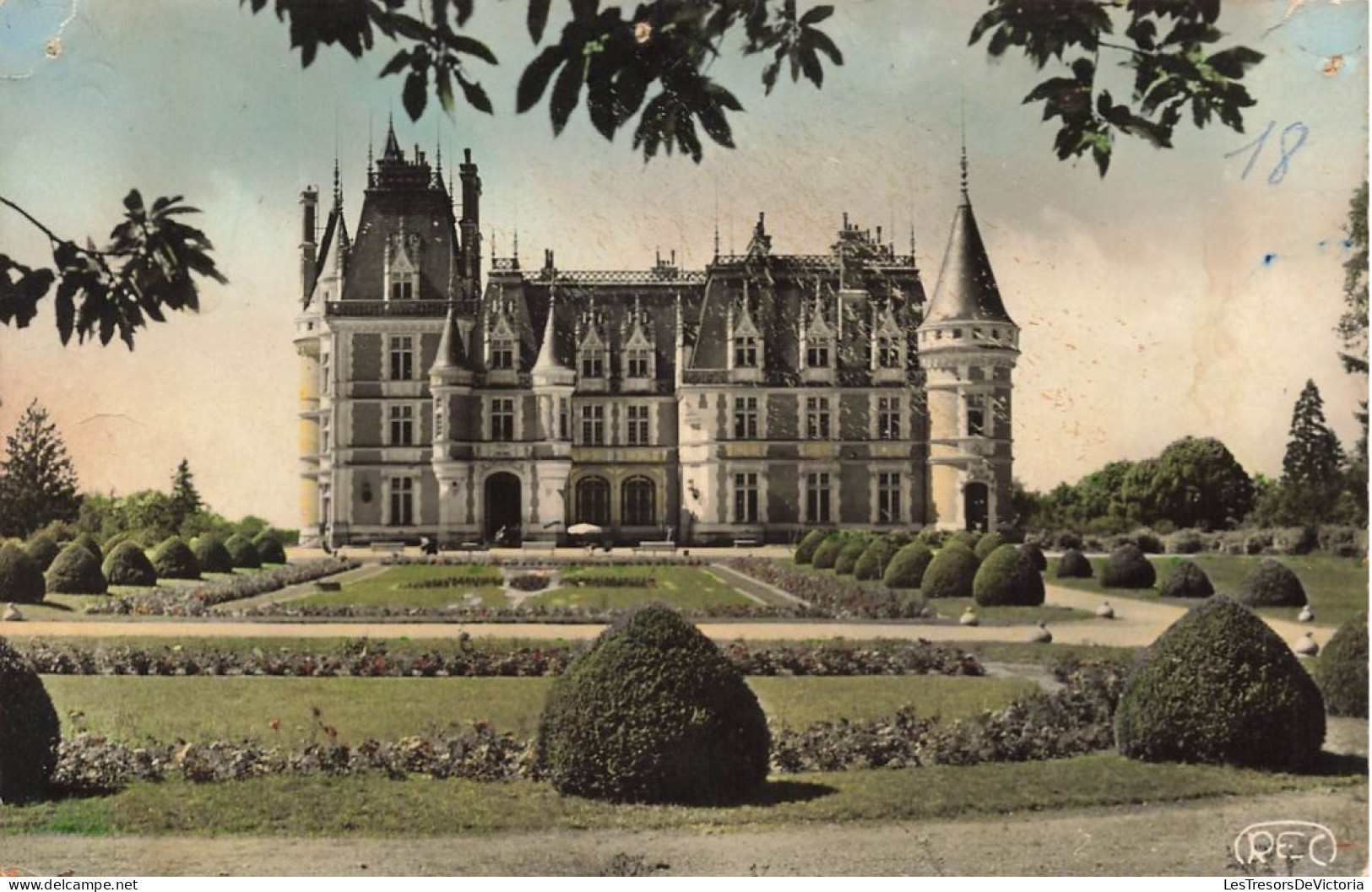 FRANCE - Vouzeron (Cher) - Vue Générale Du Château Façade Nord Maison De Repos Ambroise Croizar - Carte Postale Ancienne - Vouzeron