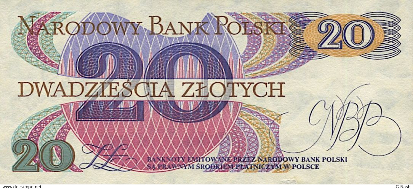 Pologne - Billet De 20 Zloti De 1982 - Poland