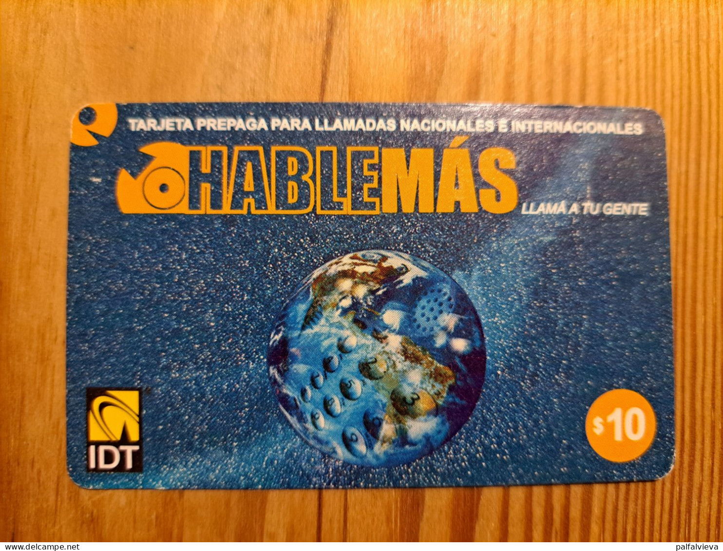 Prepaid Phonecard Argentina, IDT, Hable Más - Argentinië