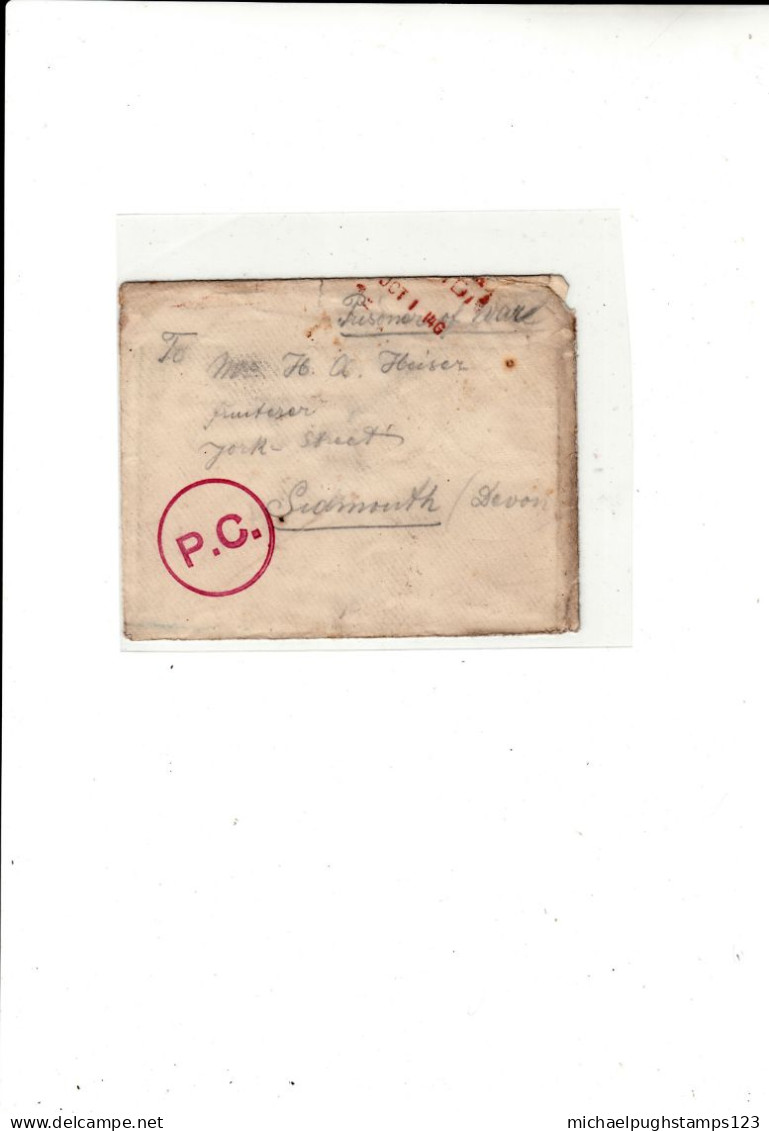 G.B. / Internaa Mail / Stratford Camp / London / Censorship / Devon - Non Classificati