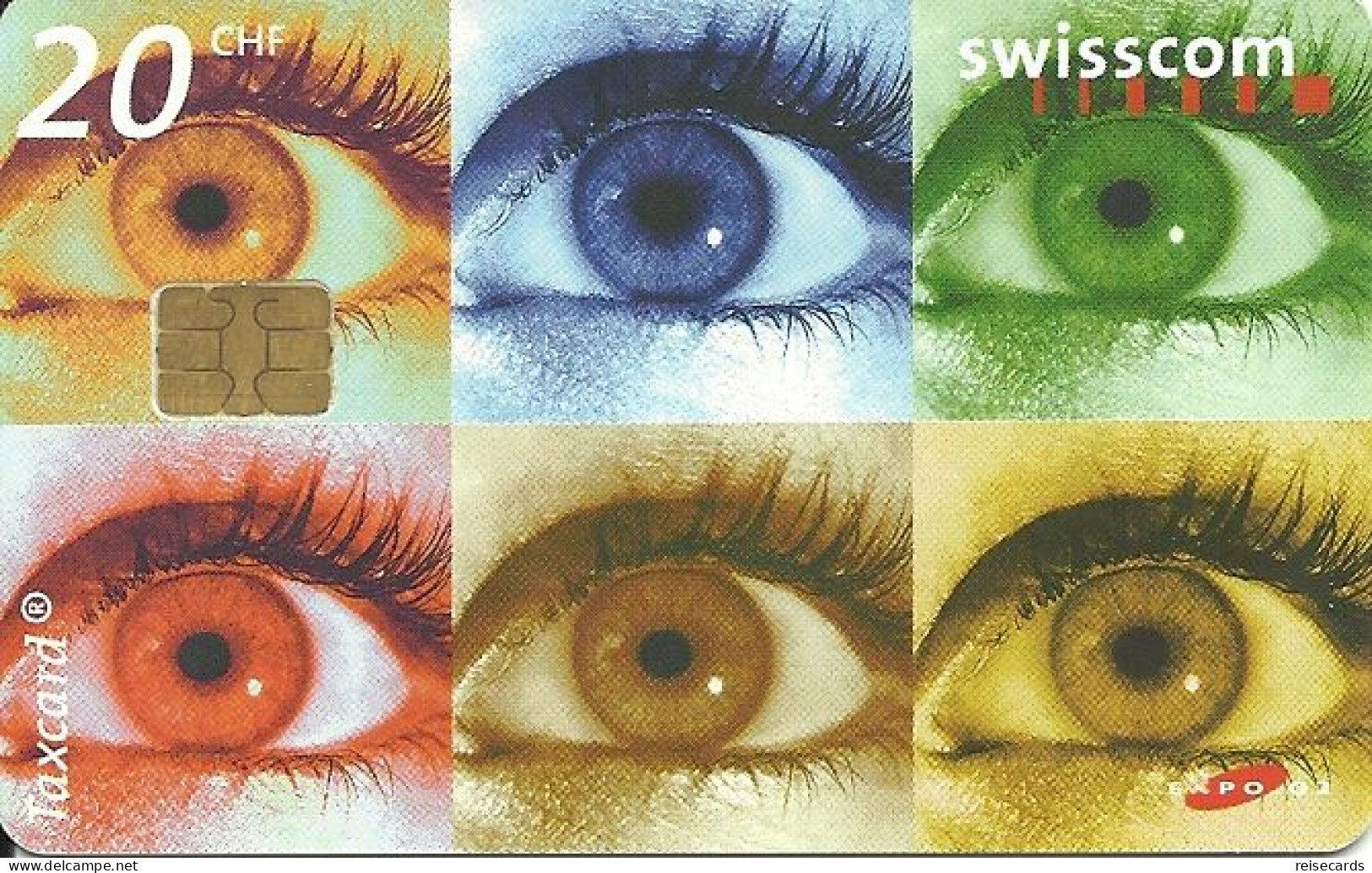 Switzerland: Swisscom CP123 Swisscom-Expo 2002 - Empire Of Silence - Schweiz