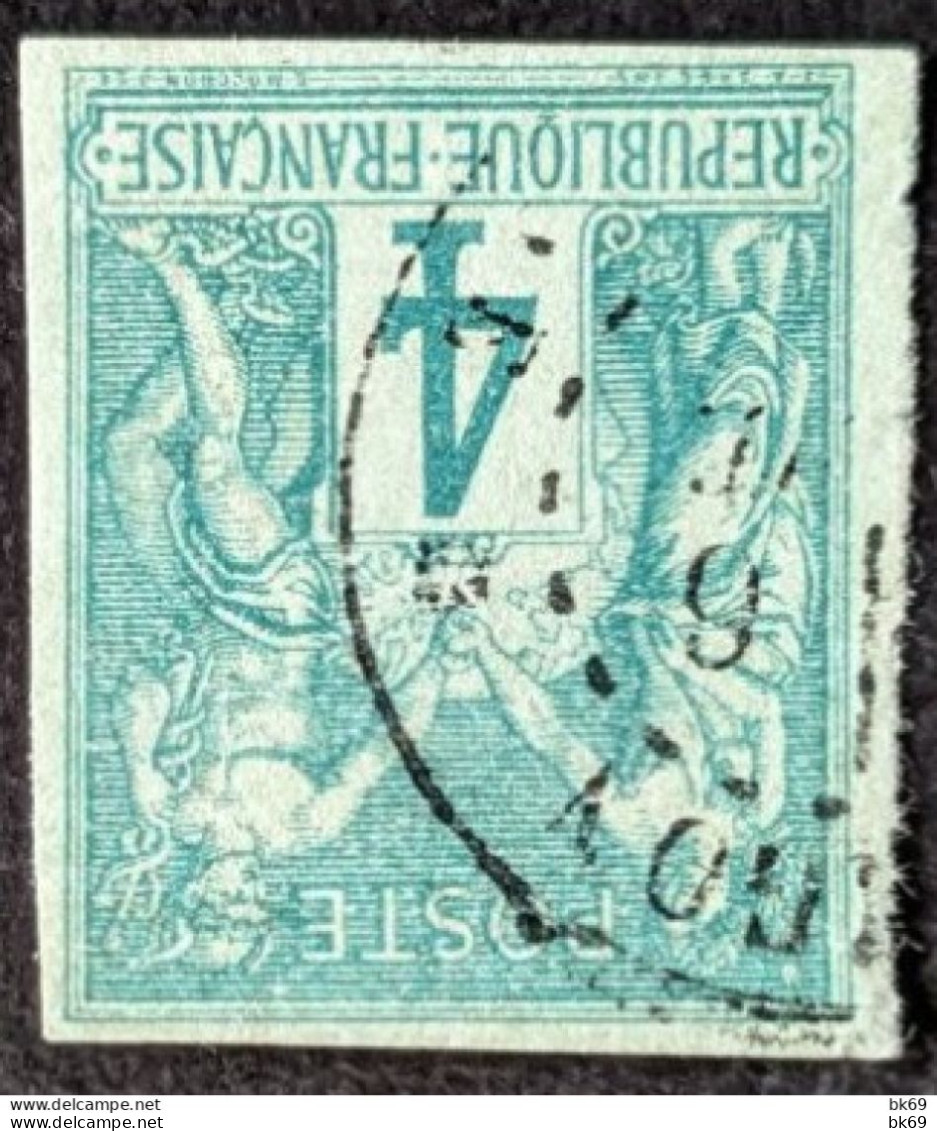 TTB 4c Vert Sage ND Ob Saîgon Cochinchine - Used Stamps