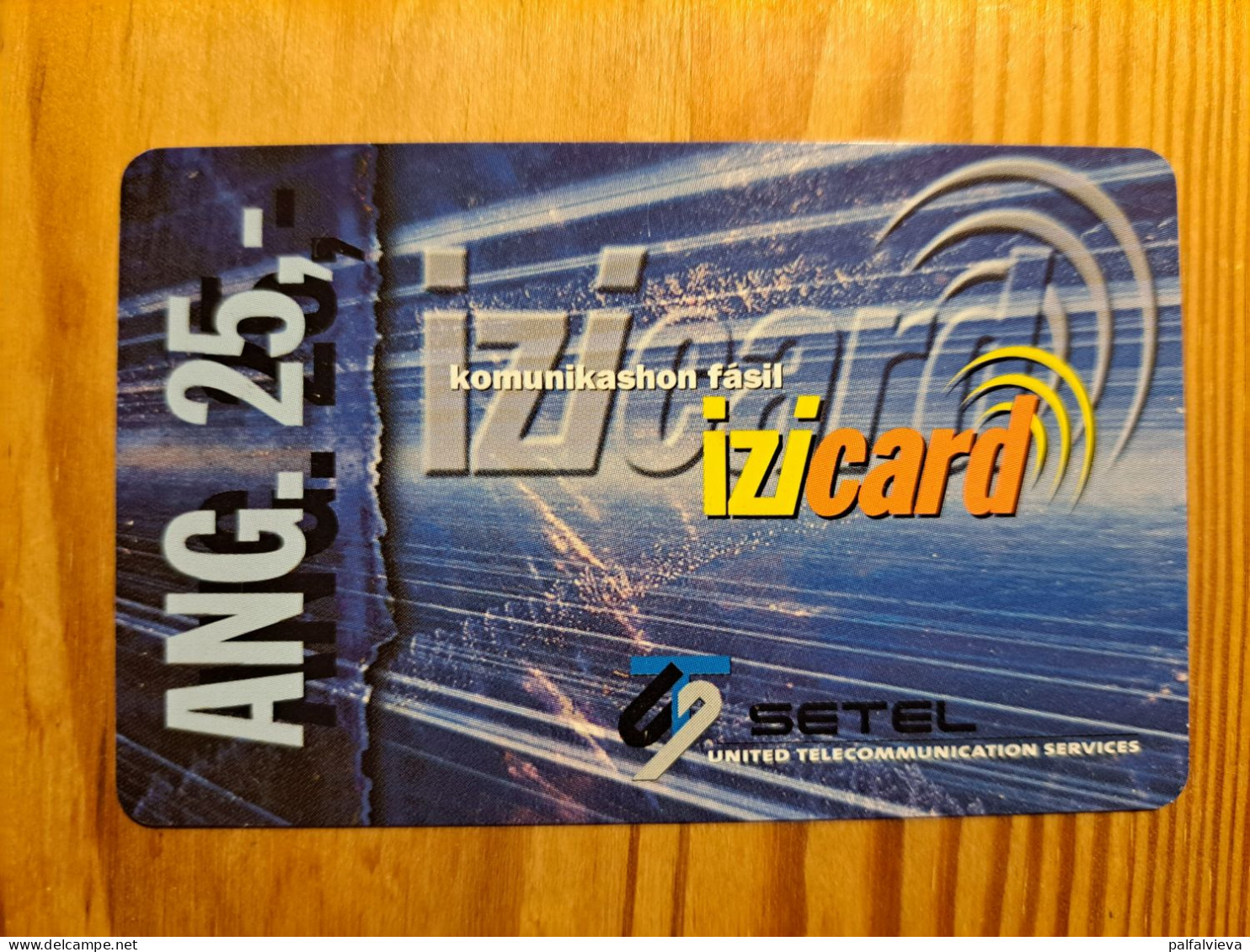 Prepaid Phonecard Netherlands Antilles, Curacao, Izicard - Antilles (Neérlandaises)