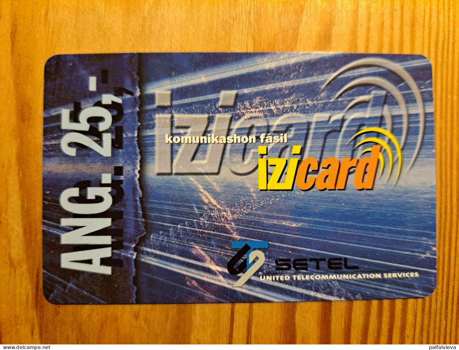 Prepaid Phonecard Netherlands Antilles, Curacao, Izicard - Antillas (Nerlandesas)