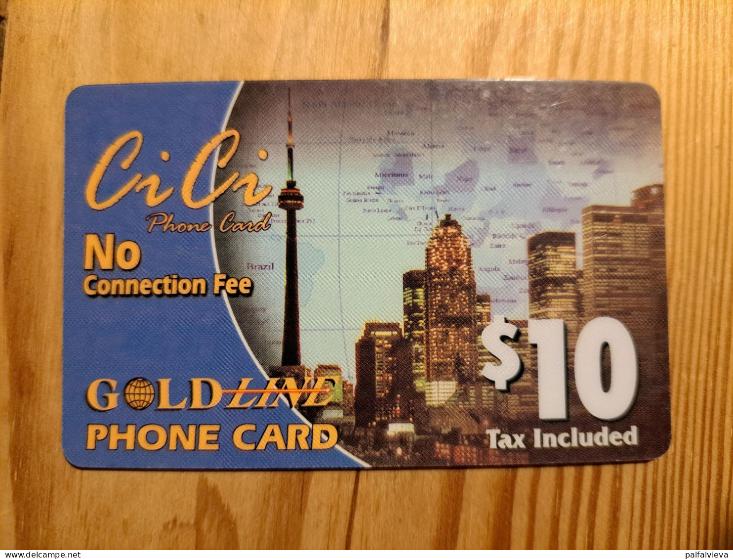 Prepaid Phonecard Canada, Gold Line, CiCi - Kanada