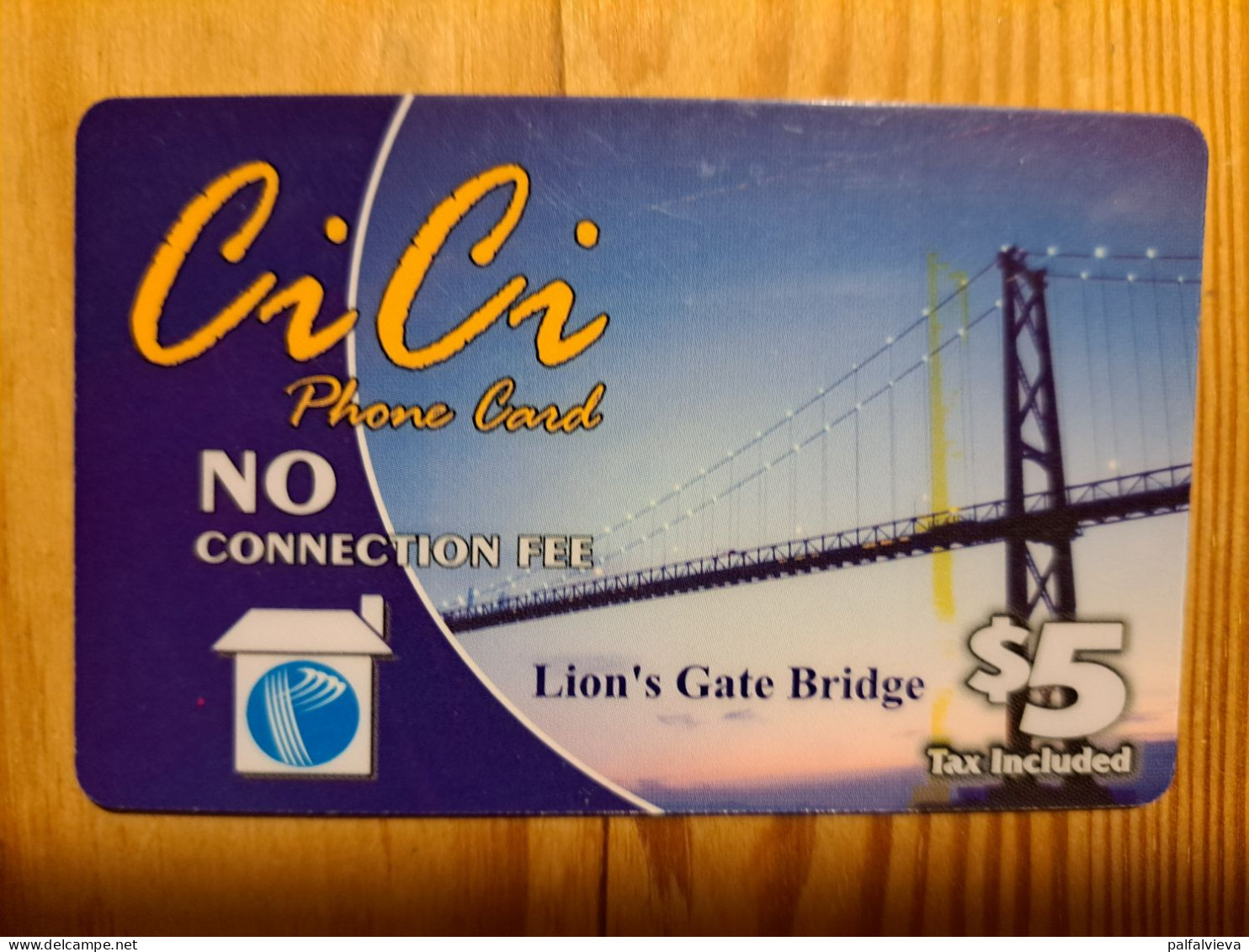 Prepaid Phonecard Canada, Gold Line, CiCi - Kanada