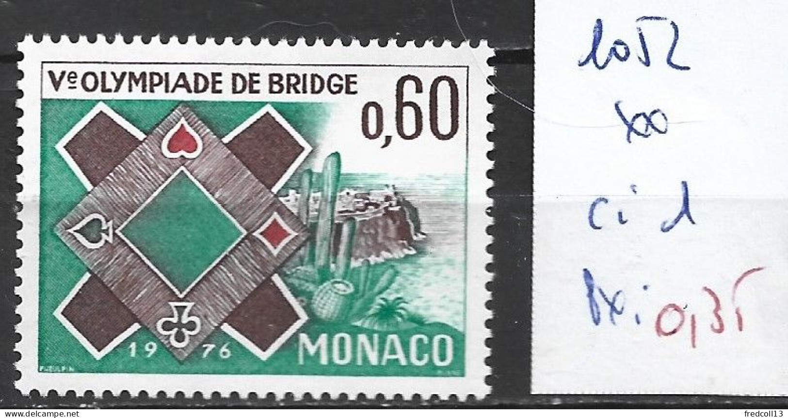 MONACO 1052 ** Côte 1 € - Unclassified