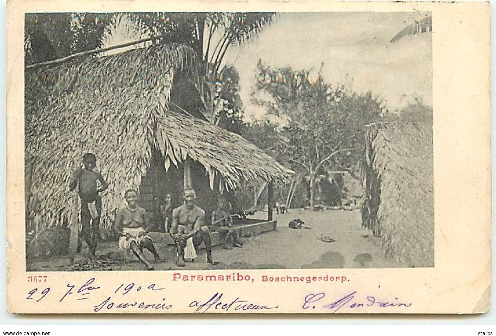 Surinam - PARAMARIBO - Boschnegerdorp - Suriname