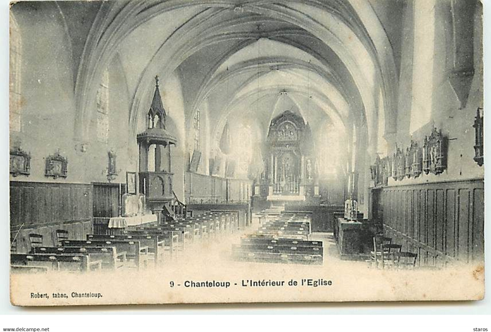 CHANTELOUP - Intérieur De L'Eglise - Chanteloup Les Vignes
