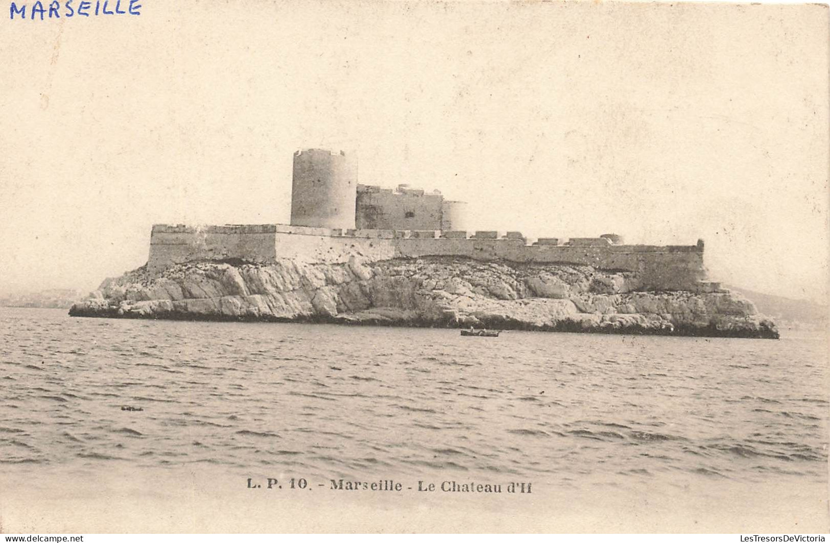 FRANCE - Marseille - Vue Générale Au Loin Du Château D'If - Carte Postale Ancienne - Festung (Château D'If), Frioul, Inseln...