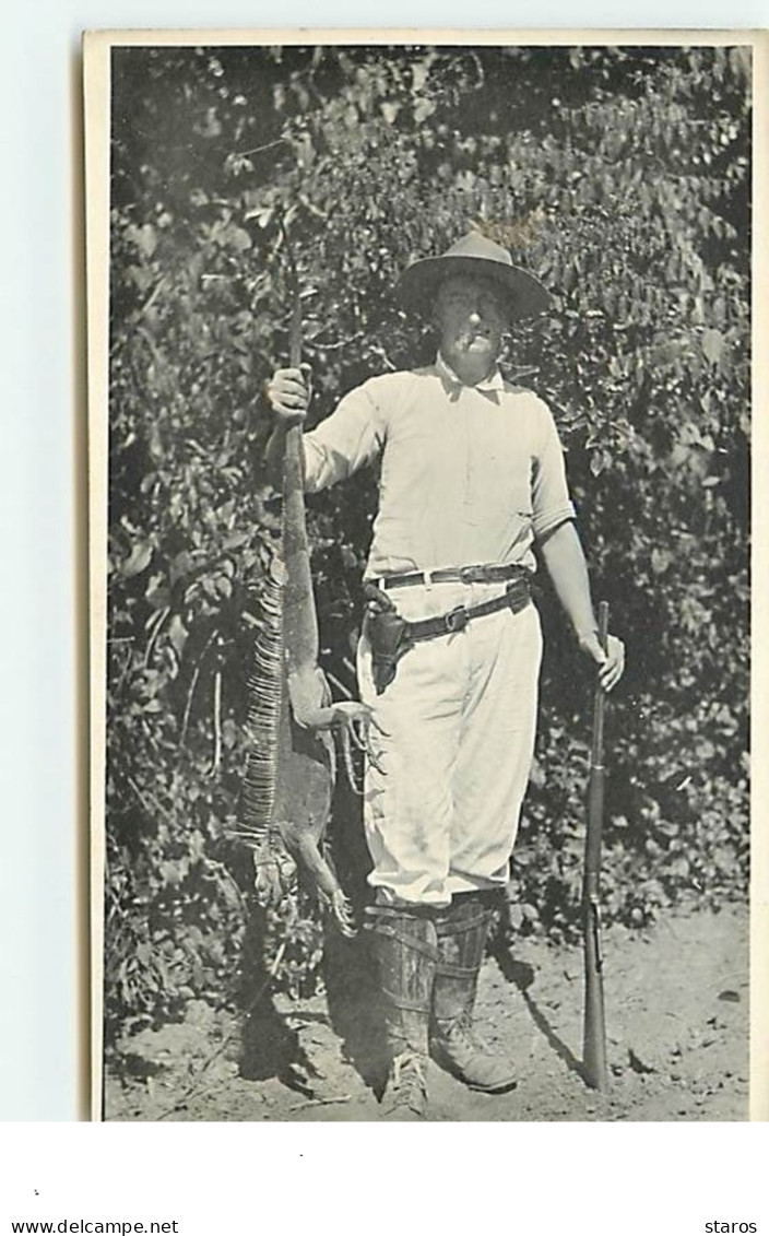 EQUATEUR - RPPC - Chasseur D'Iguane - Chasse - Ecuador