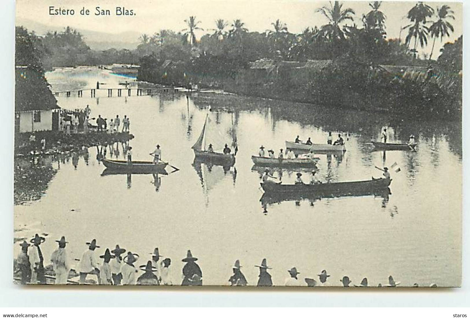 Mexique - Estero De San Blas - Barques - México