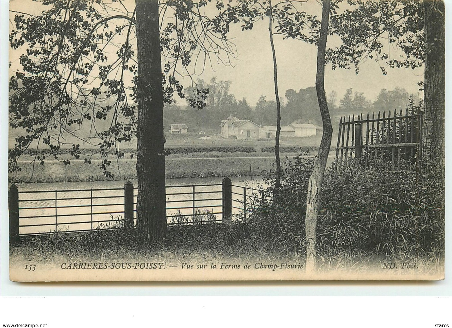 CARRIERES-SOUS-POISSY - Vue Sur La Ferme De Champ-Fleurie - Carrieres Sous Poissy