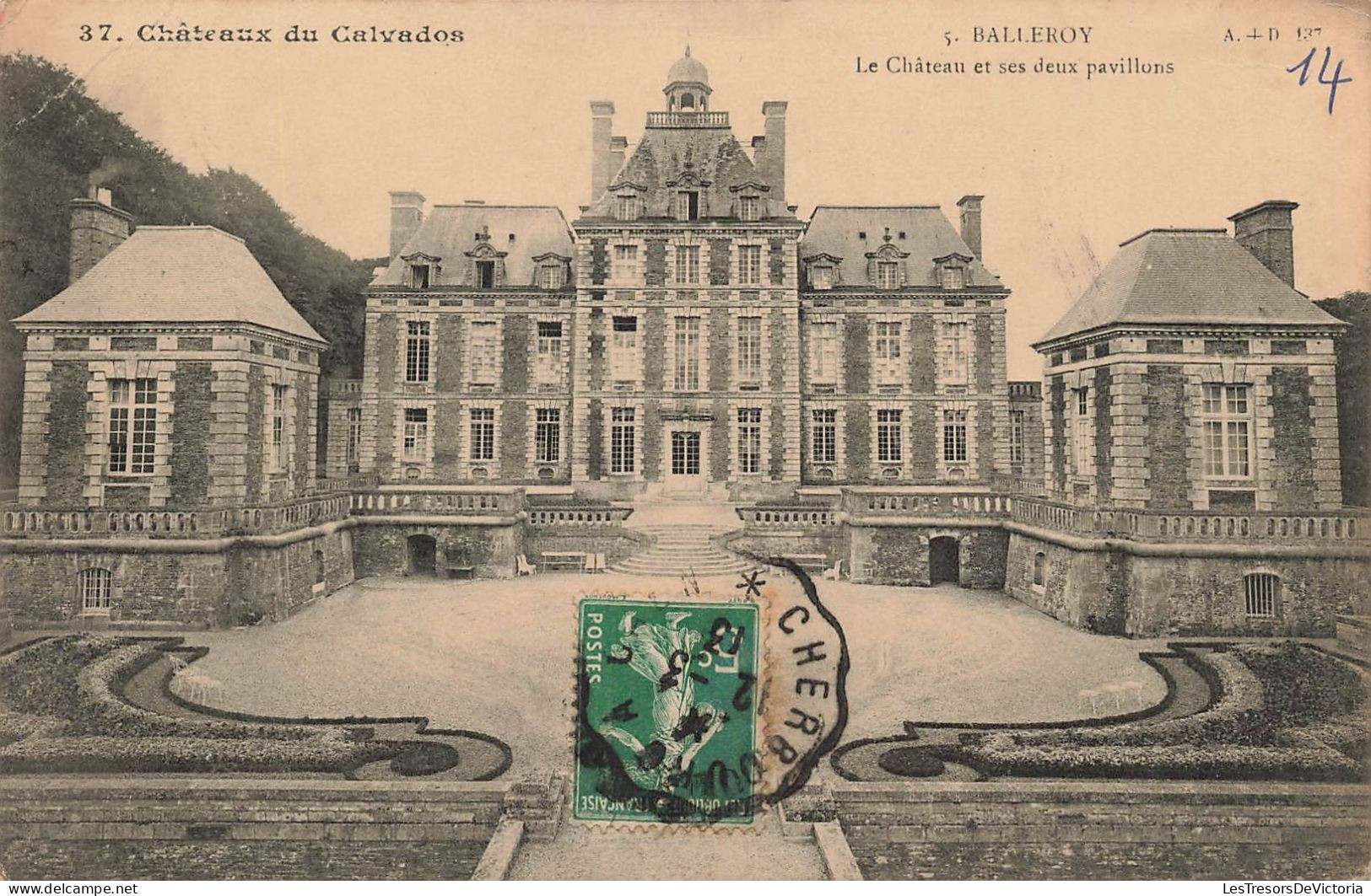 FRANCE - Château Du Calvados - Balleroy - Vue Générale Du Château Et Ses Deux Pavillons - Carte Postale Ancienne - Bayeux