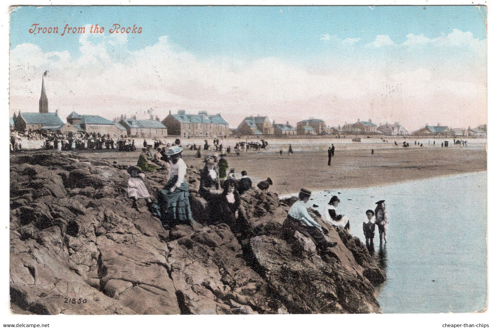 TROON From The Rocks - Valentine 21850 - Ayrshire