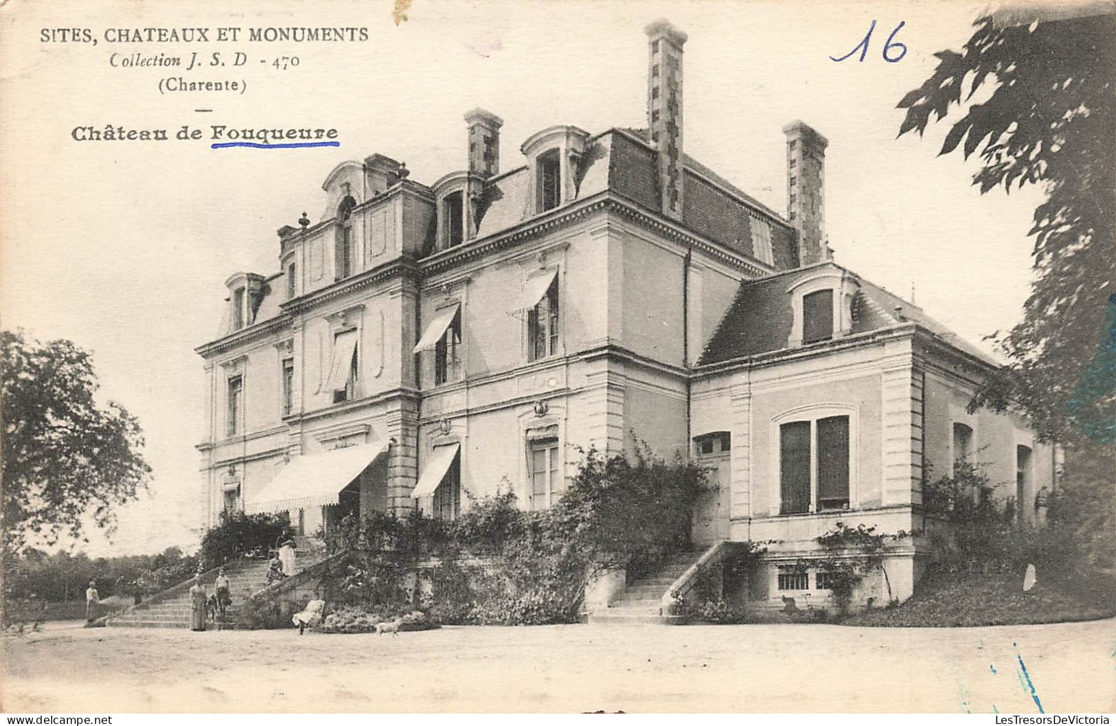 FRANCE - Sites Châteaux Et Monuments - Vue Générale Du Château De Fouqueure - Carte Postale Ancienne - Confolens