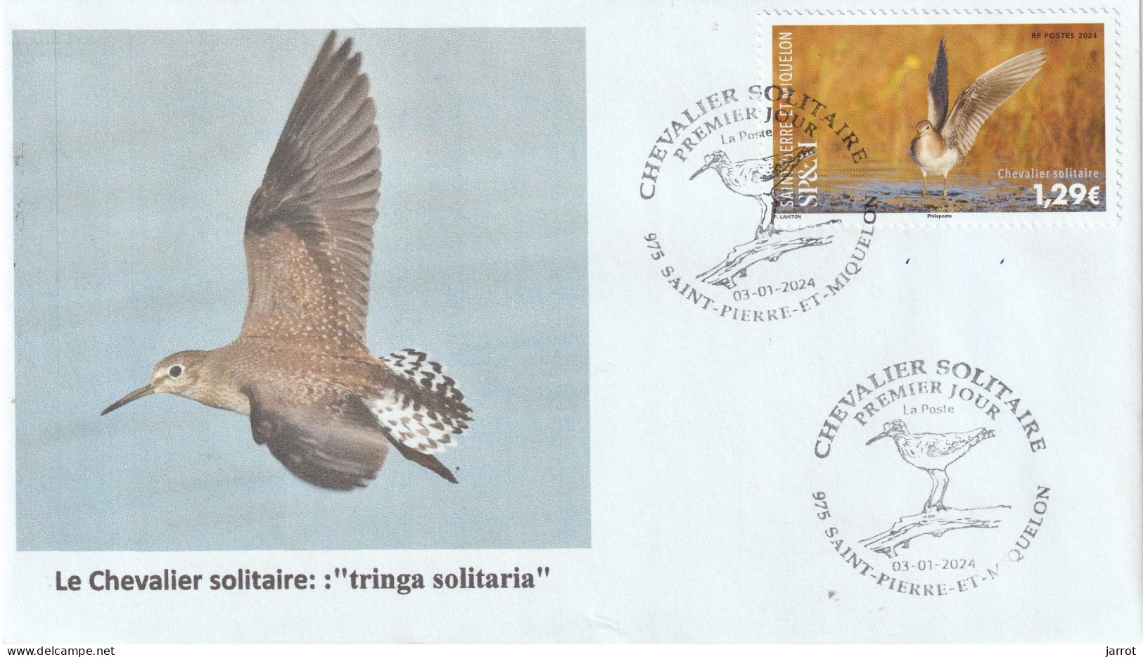 FDC Le Chevalier Solitaire 03 Janvier 2024 - FDC