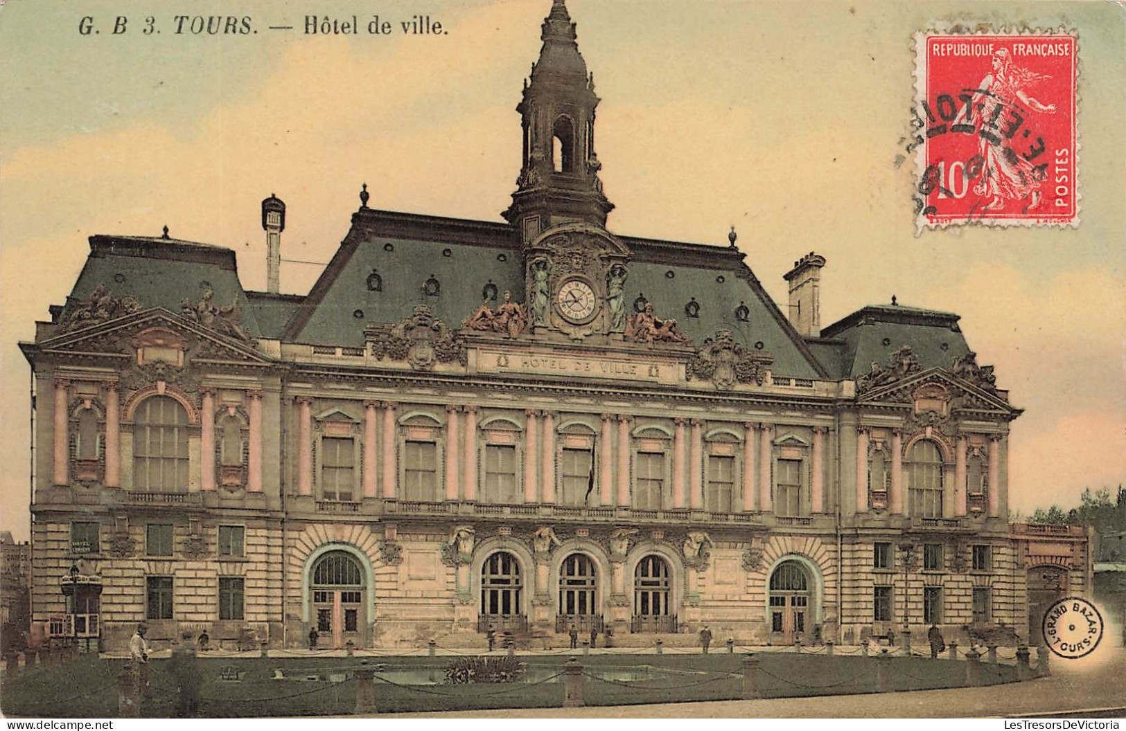 FRANCE - Tours - Hôtel De Ville - Carte Postale Ancienne - Tours