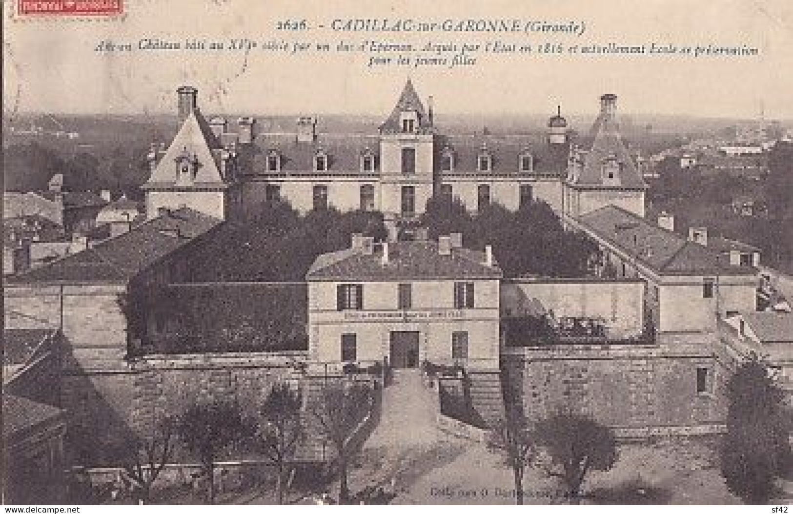 CADILLAC SUR GARONNE                                    ANCIEN CHATEAU - Cadillac