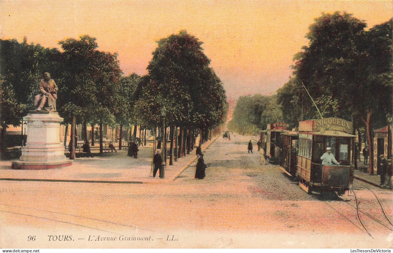 FRANCE - Tours - L'Avenue Grammont - Carte Postale Ancienne - Tours