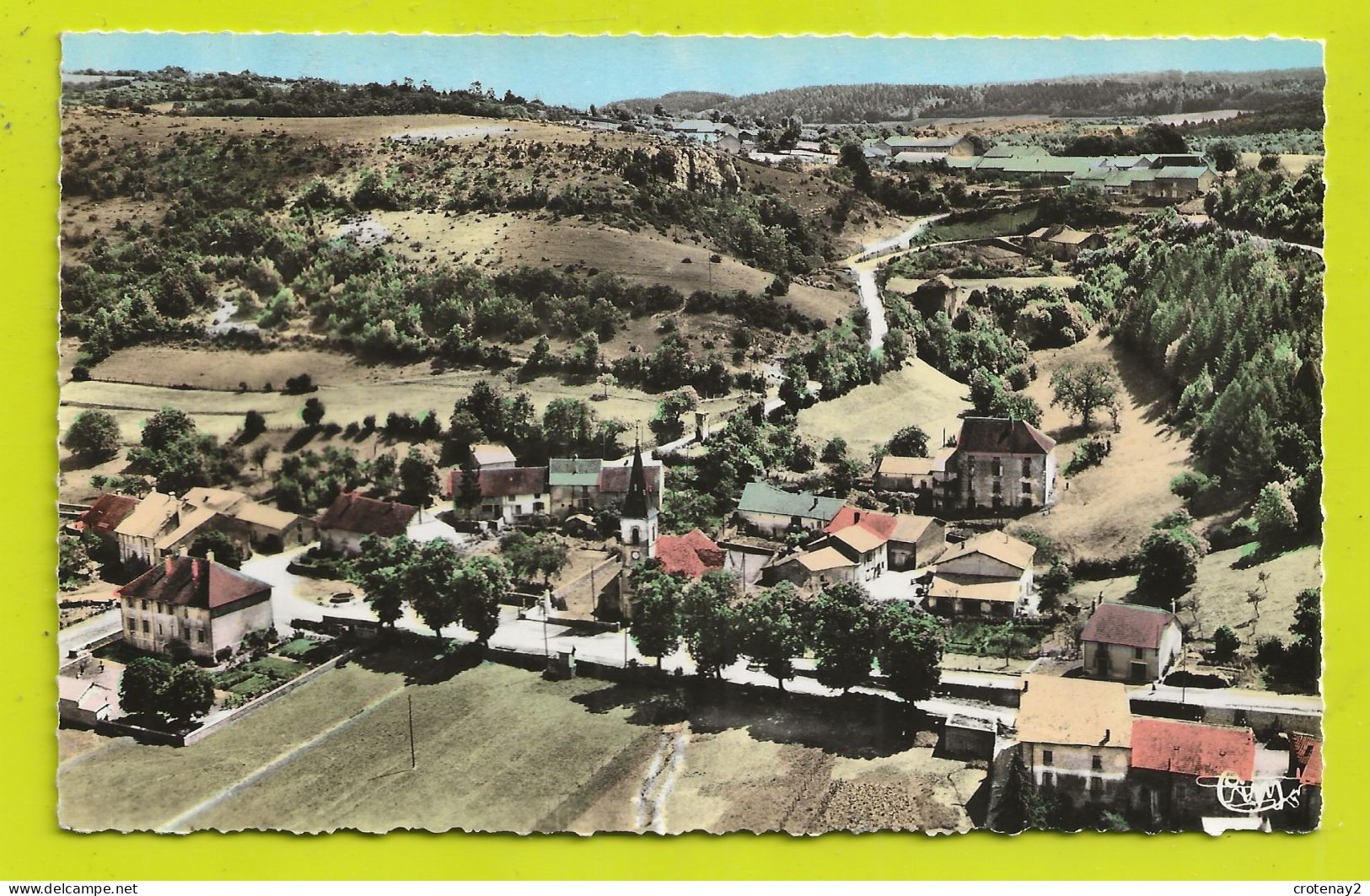 39 CRESSIA Vers Orgelet N°402.51 Vue Panoramique Eglise Et Ecole VOIR DOS En 1962 - Orgelet