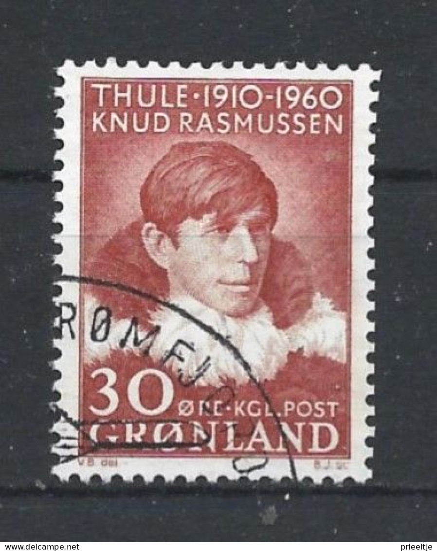 Groenland 1960 Knud Rasmussen Y.T. 34 (0) - Used Stamps