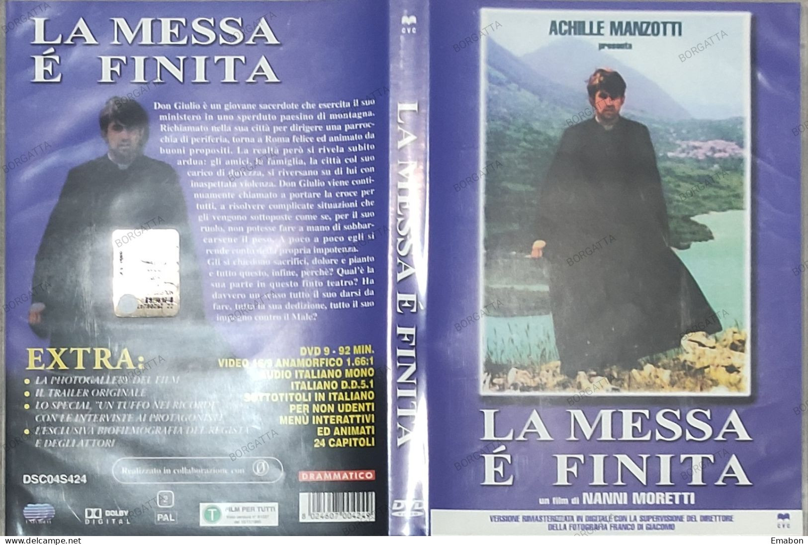 BORGATTA - DRAMMATICO - Dvd LA MESSA E' FINITA - NANNI MORETTI - PAL 2 - CVC - USATO In Buono Stato - Dramma