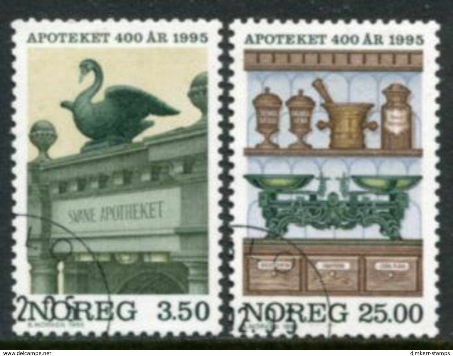 NORWAY 1995 Pharmacies In Norway Used.   Michel 1172-73 - Oblitérés