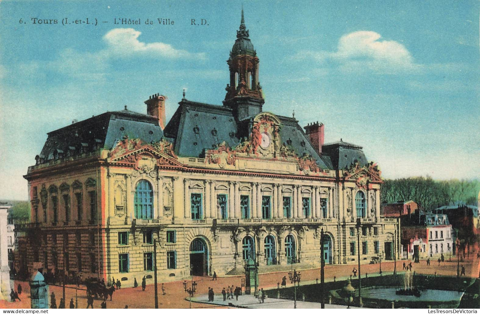 FRANCE - Tours - L'hôtel De Ville - Carte Postale Ancienne - Tours