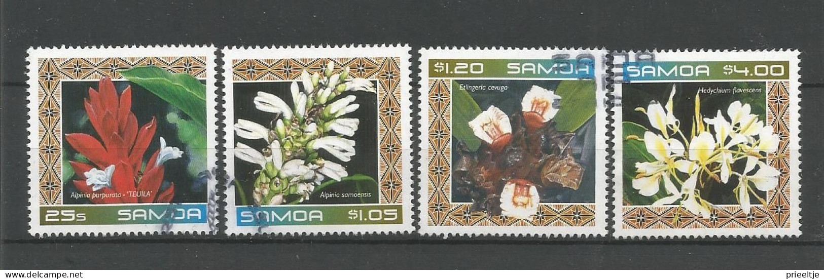 Samoa 2002 Flowers Y.T. 946/949 (0) - Samoa