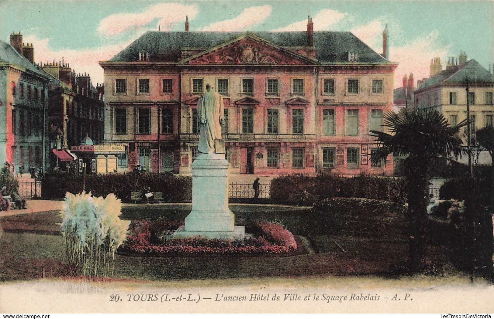 FRANCE - Langres - L'ancien Hôtel De Ville Et Le Square Rabelais - Carte Postale Ancienne - Langres