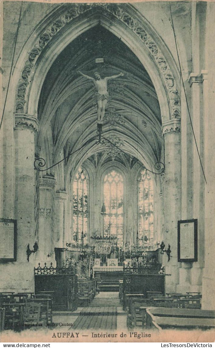 FRANCE - Auffay - Intérieur De L'église - Carte Postale Ancienne - Auffay