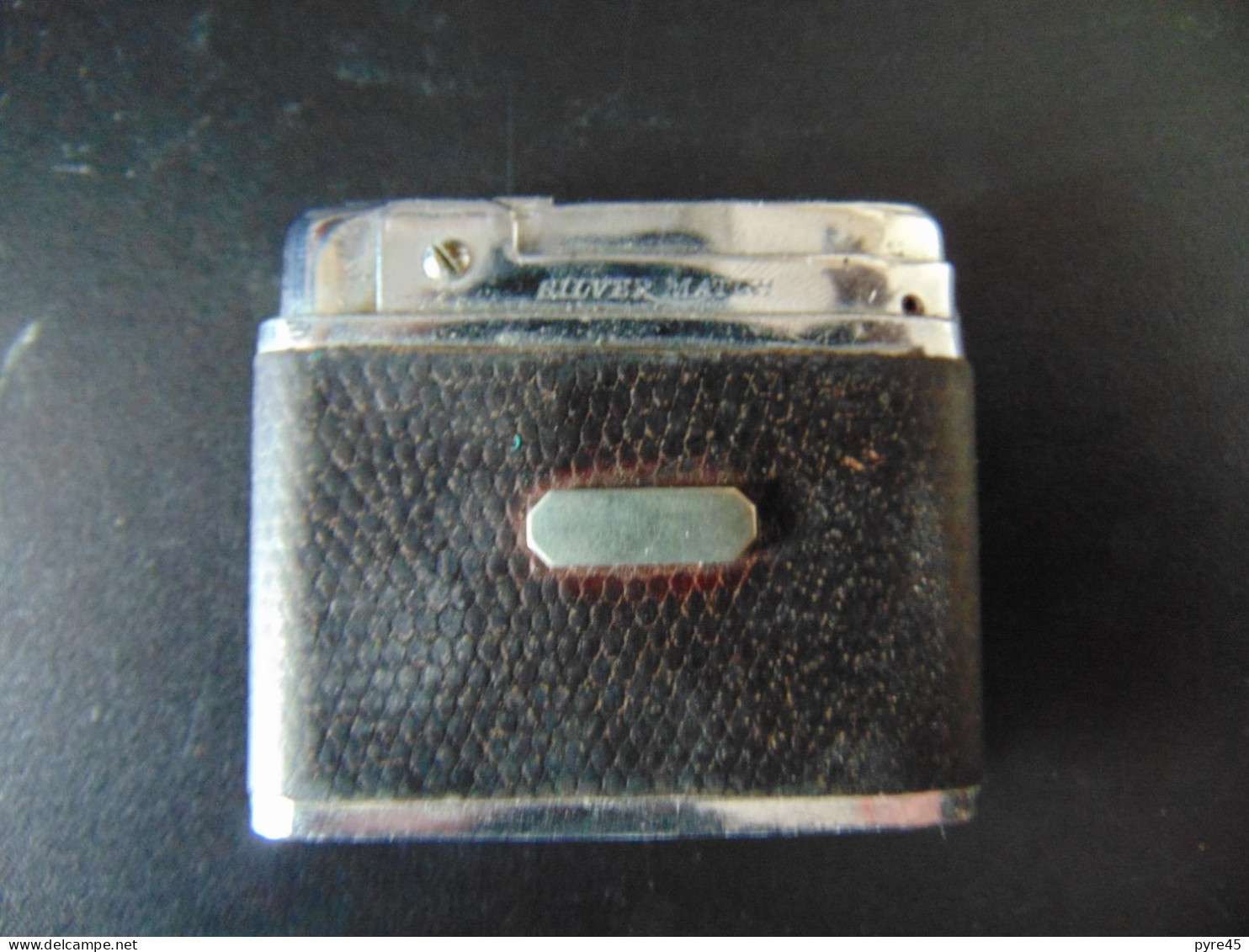 Briquet " Silver Match " Dans Sa Boite An Bakélite Avec Notice Et Clef - Autres & Non Classés