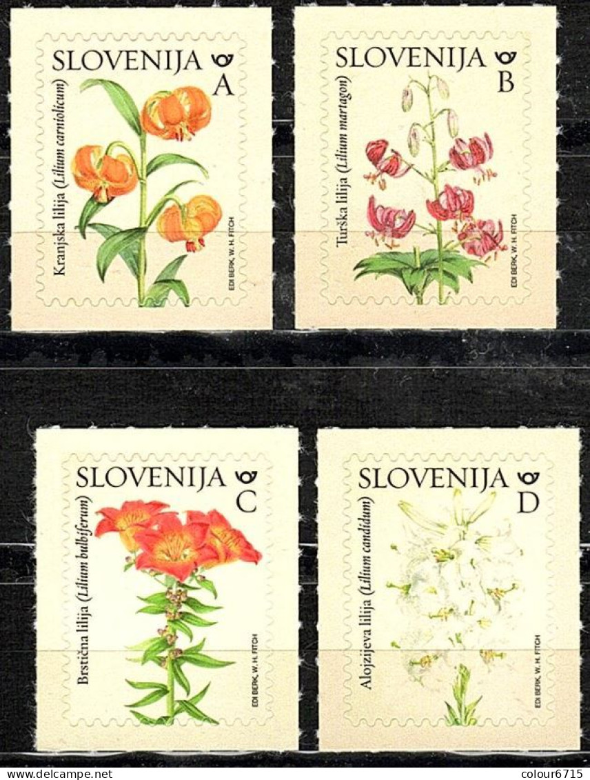 Slovenia 2024 Flora/Flowers — Lilies Stamps 4v MNH - Slowenien