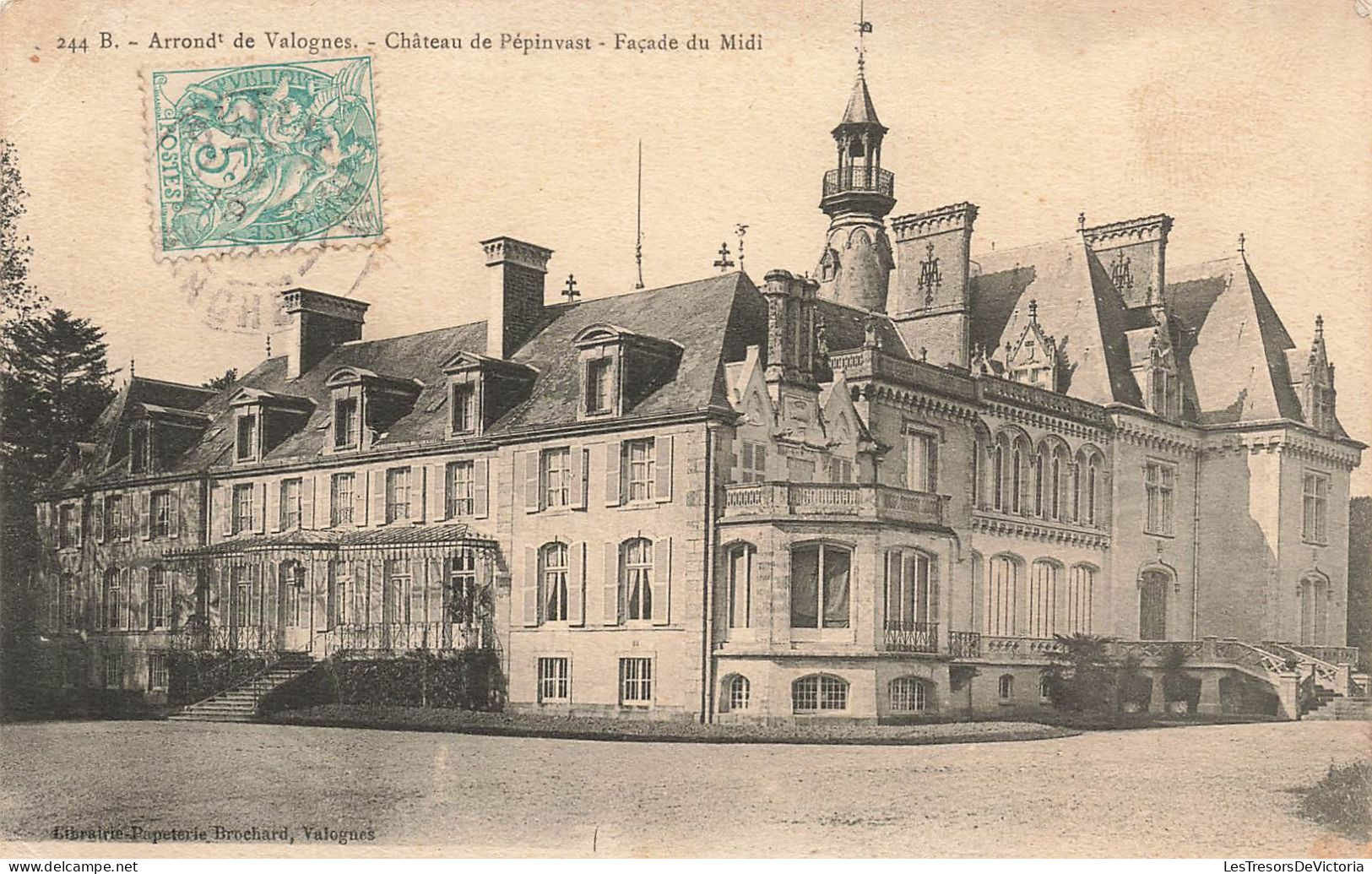 FRANCE - Arrondissement De Valognes - Vue Générale De Pépinvast - Façade Du Midi - Carte Postale Ancienne - Valognes