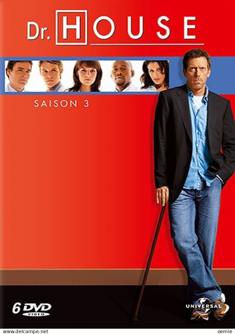 Dr HOUSE    L 'INTEGRAL  SAISON 3   ( 6  DVD  )  24  EPISODES - Series Y Programas De TV