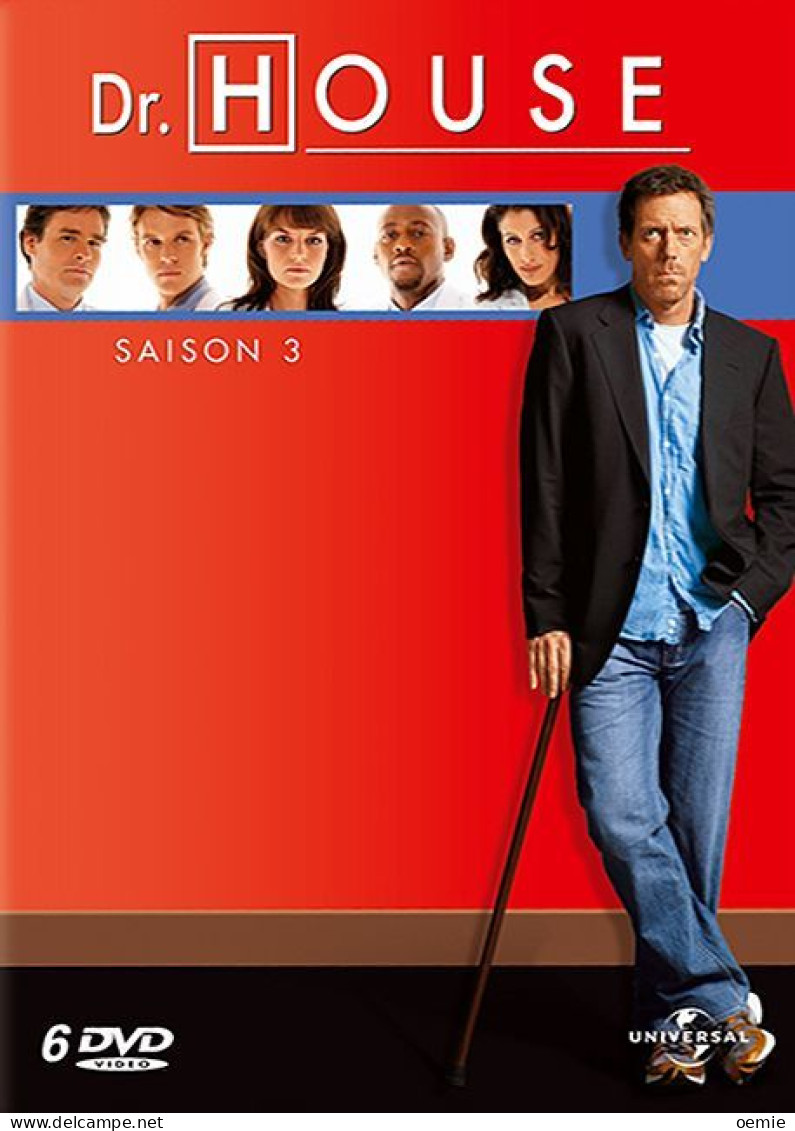 Dr HOUSE    L 'INTEGRAL  SAISON 3   ( 6  DVD  )  24  EPISODES - TV Shows & Series