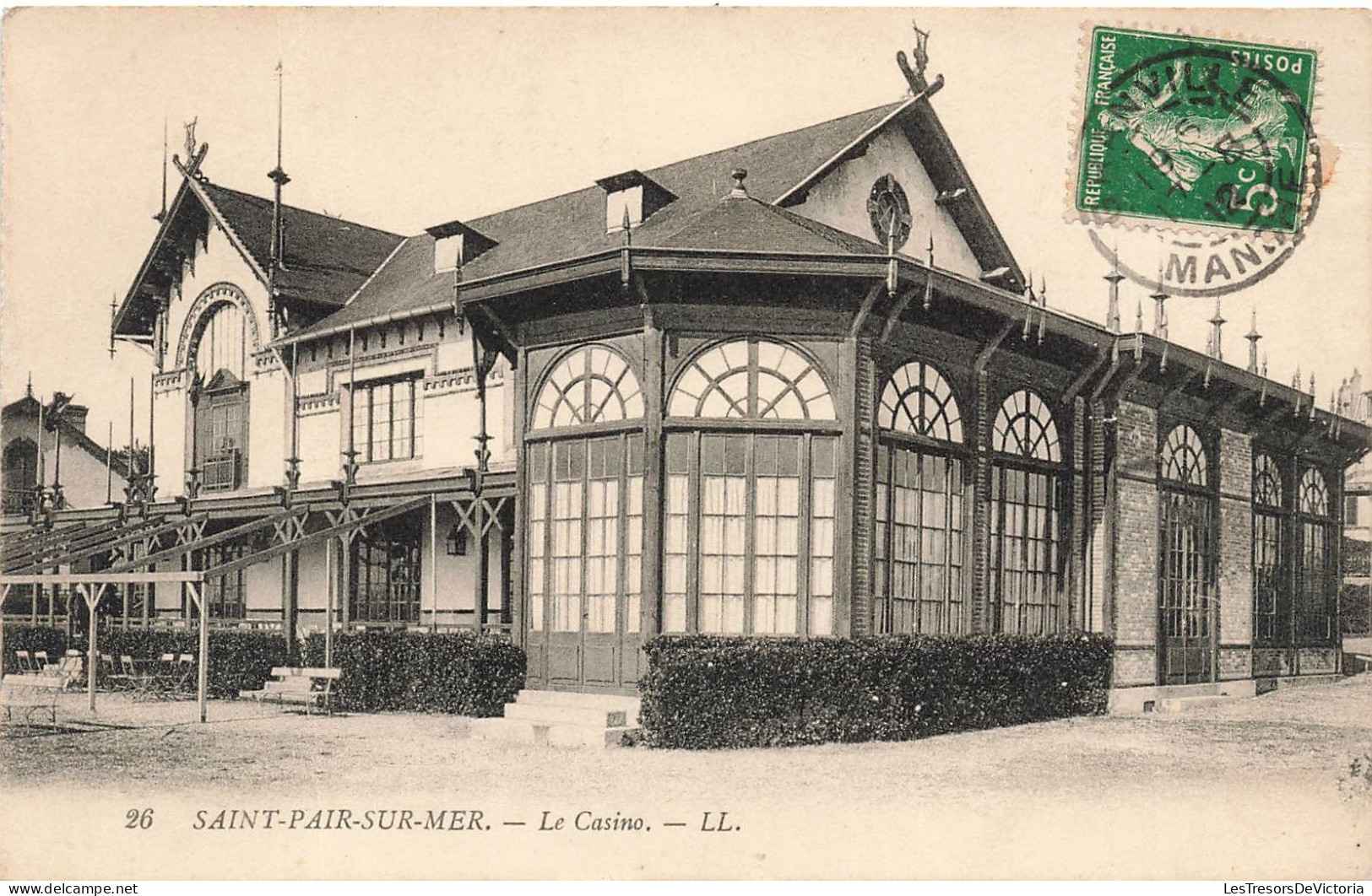 FRANCE - Saint Pair Sur Mer - Vue Générale Du Casino - LL - Carte Postale Ancienne - Saint Pair Sur Mer